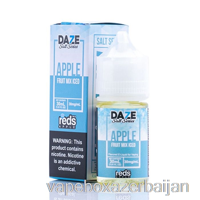 Vape Azerbaijan ICED Fruit Mix - Red's Apple E-Juice - 7 DAZE SALT - 30mL 50mg